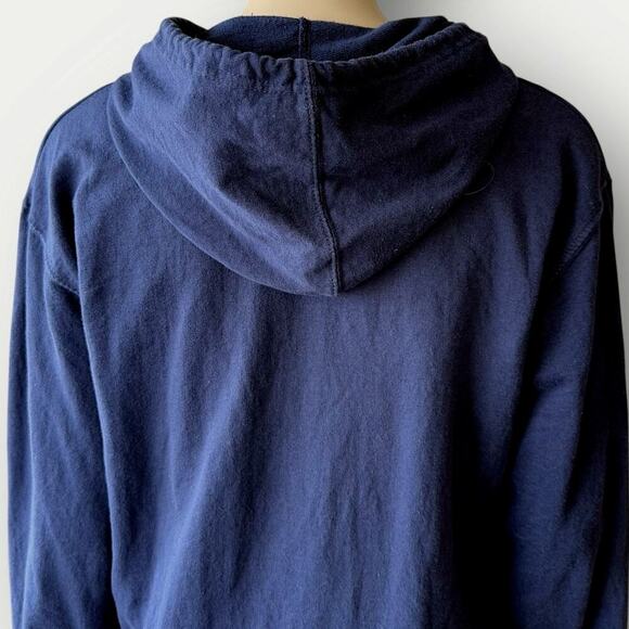 SOFFE Vintage United States Navy Mom Hoodie Sweatshirt Pullover Adult L Blue - Picture 9 of 13